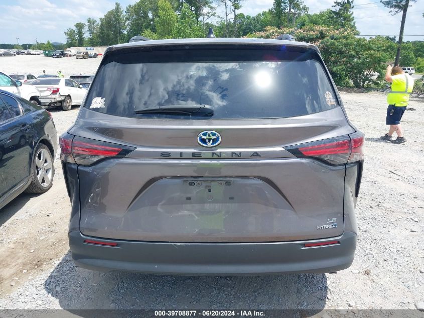 2021 Toyota Sienna Le VIN: 5TDKRKEC3MS030691 Lot: 39708877