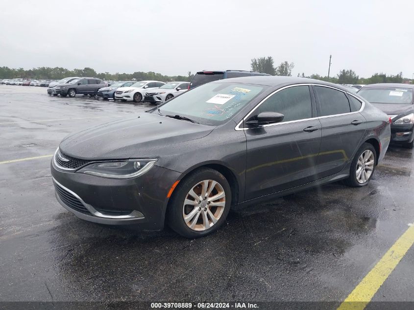 2016 Chrysler 200 Limited VIN: 1C3CCCABXGN157641 Lot: 39708889