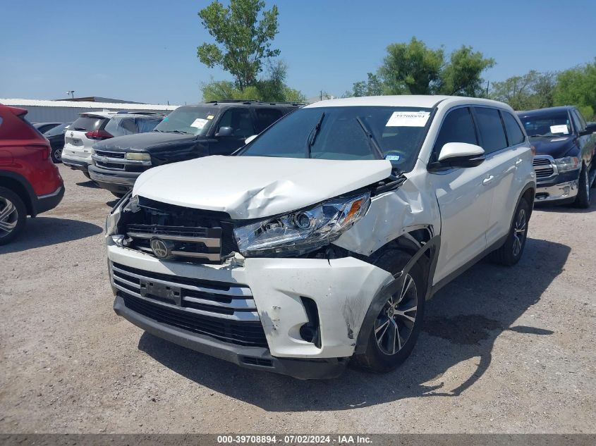 2019 Toyota Highlander Le VIN: 5TDZZRFH5KS333194 Lot: 39708894