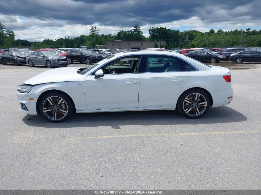 2017 Audi A4 2.0T Premium VIN: WAUFNBF4XHN036744 Lot: 39708917