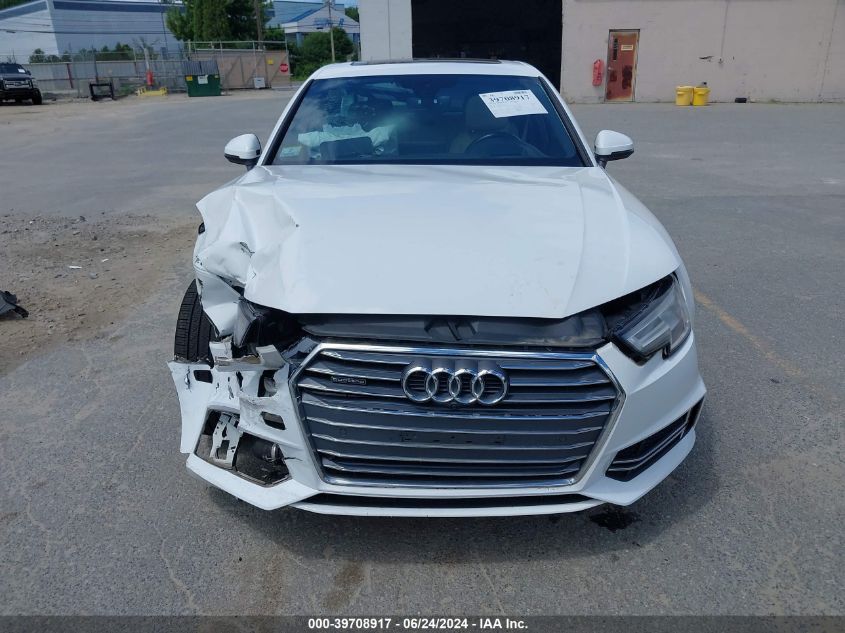 2017 Audi A4 2.0T Premium VIN: WAUFNBF4XHN036744 Lot: 39708917