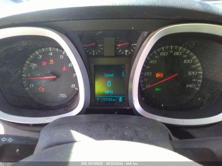 2012 Chevrolet Equinox 1Lt VIN: 2GNFLDE5XC6253634 Lot: 39708926