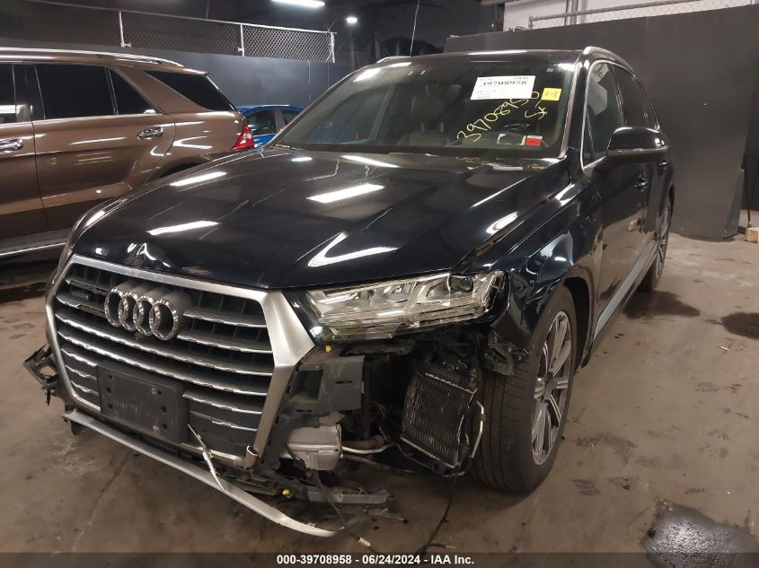 2017 Audi Q7 3.0T Premium VIN: WA1VAAF74HD027438 Lot: 39708958