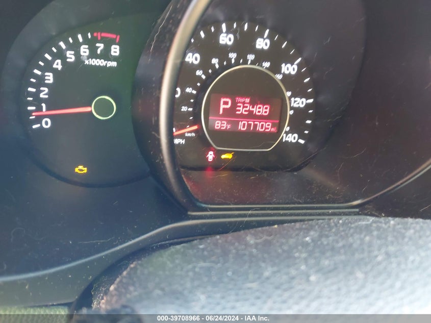 2014 Kia Soul + VIN: KNDJP3A56E7722678 Lot: 39708966