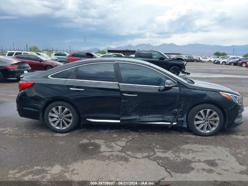 2015 Hyundai Sonata Sport VIN: 5NPE34AF4FH216209 Lot: 39709007