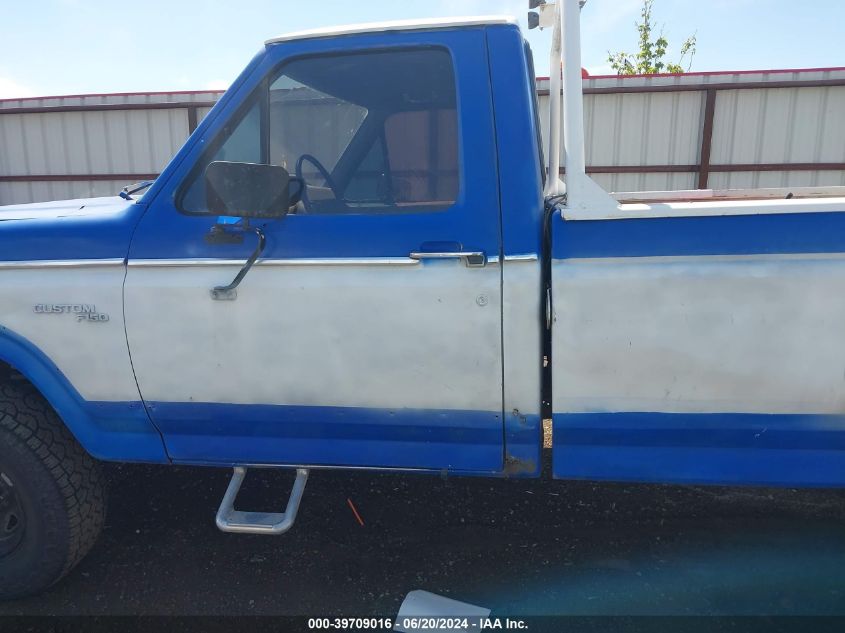 1981 Ford F150 VIN: 1FTDF14E1BRA25595 Lot: 39709016