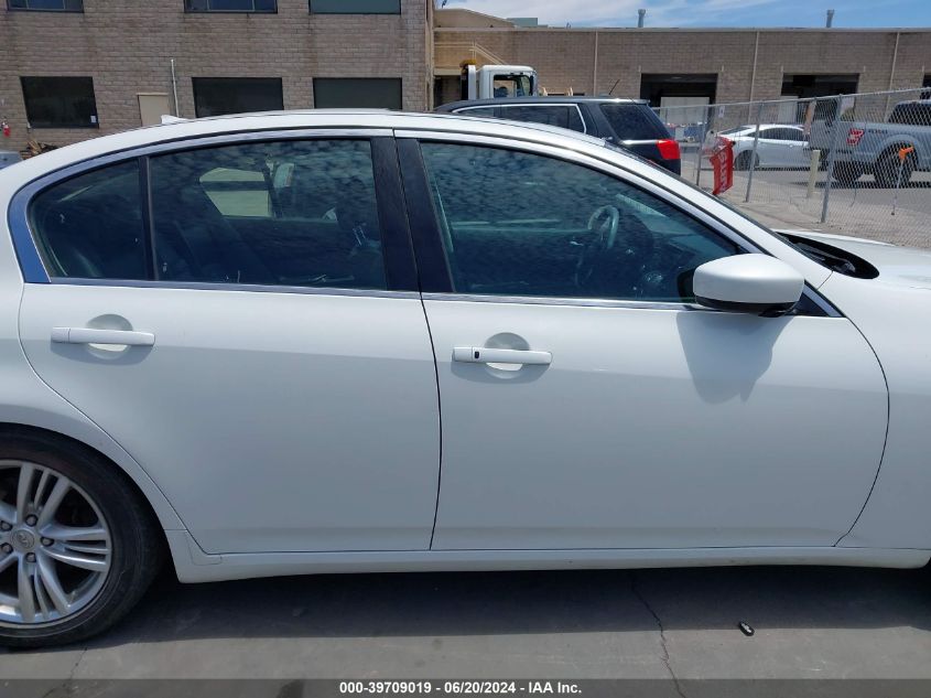 2012 Infiniti G37 Journey VIN: JN1CV6AP0CM627469 Lot: 39709019