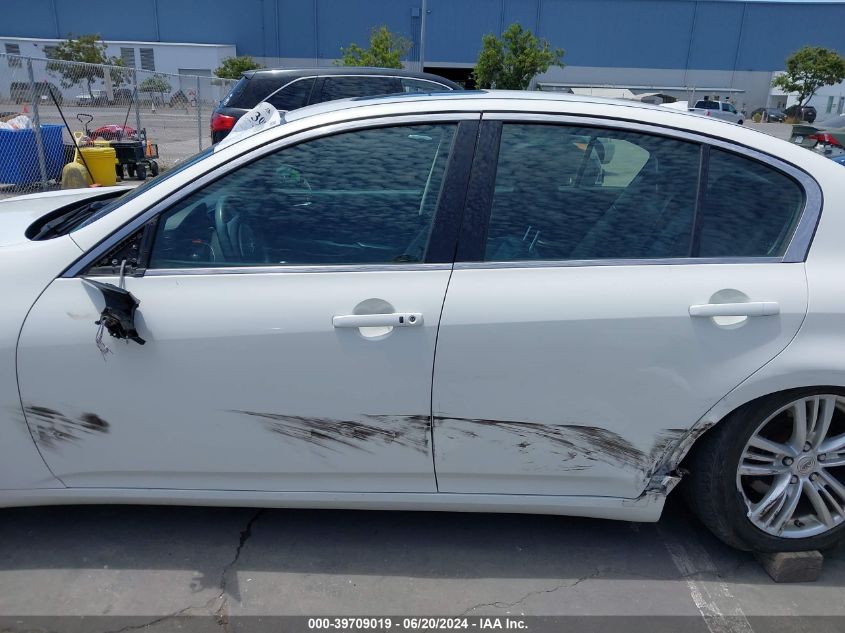 2012 Infiniti G37 Journey VIN: JN1CV6AP0CM627469 Lot: 39709019