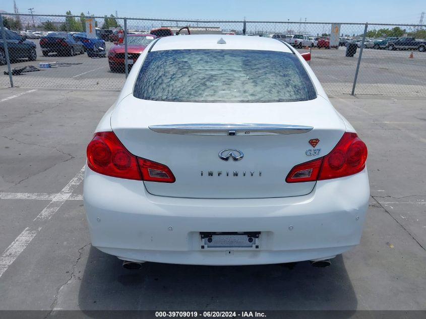 2012 Infiniti G37 Journey VIN: JN1CV6AP0CM627469 Lot: 39709019