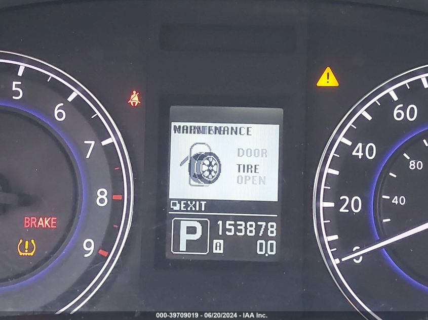 2012 Infiniti G37 Journey VIN: JN1CV6AP0CM627469 Lot: 39709019