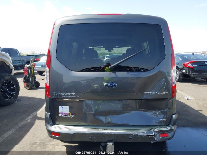 2017 Ford Transit Connect Titanium VIN: NM0GE9G75H1296353 Lot: 39709021