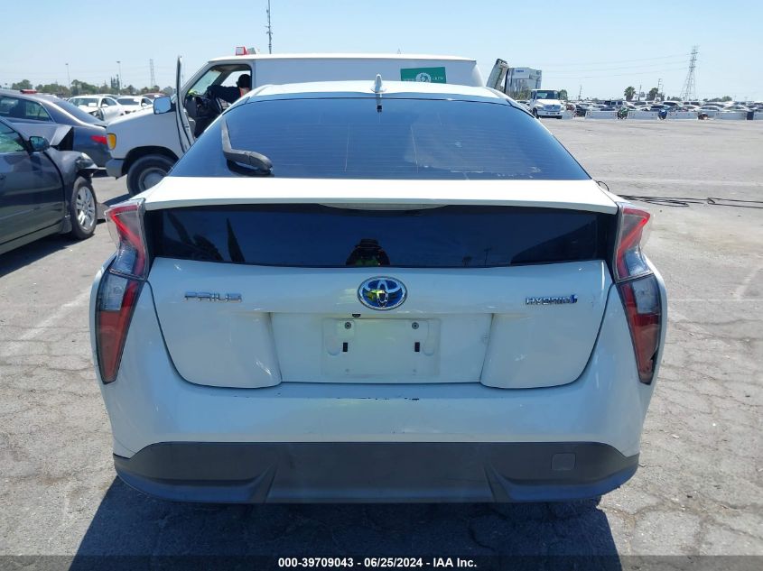 2016 Toyota Prius Three Touring VIN: JTDKARFU3G3517127 Lot: 39709043