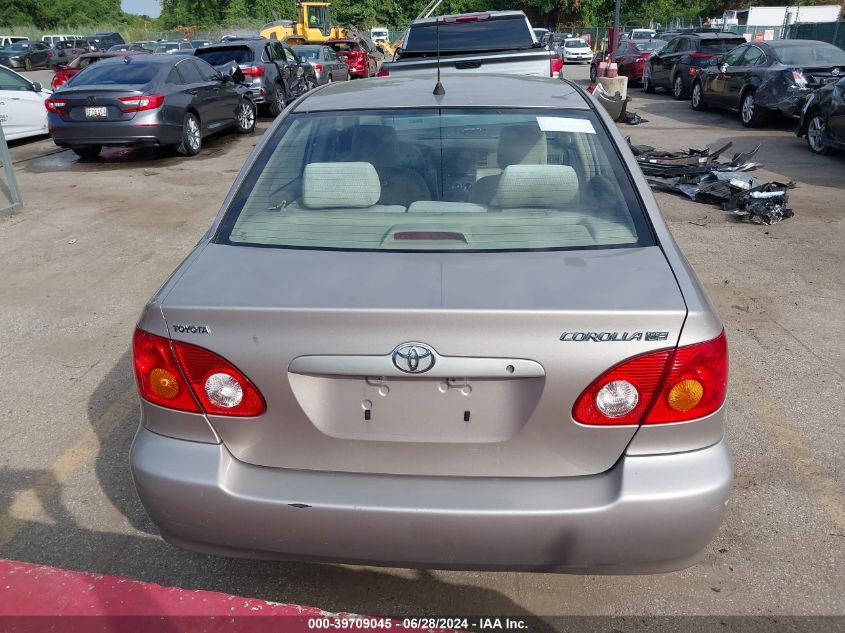 2003 Toyota Corolla Le VIN: 2T1BR32E73C097779 Lot: 39709045