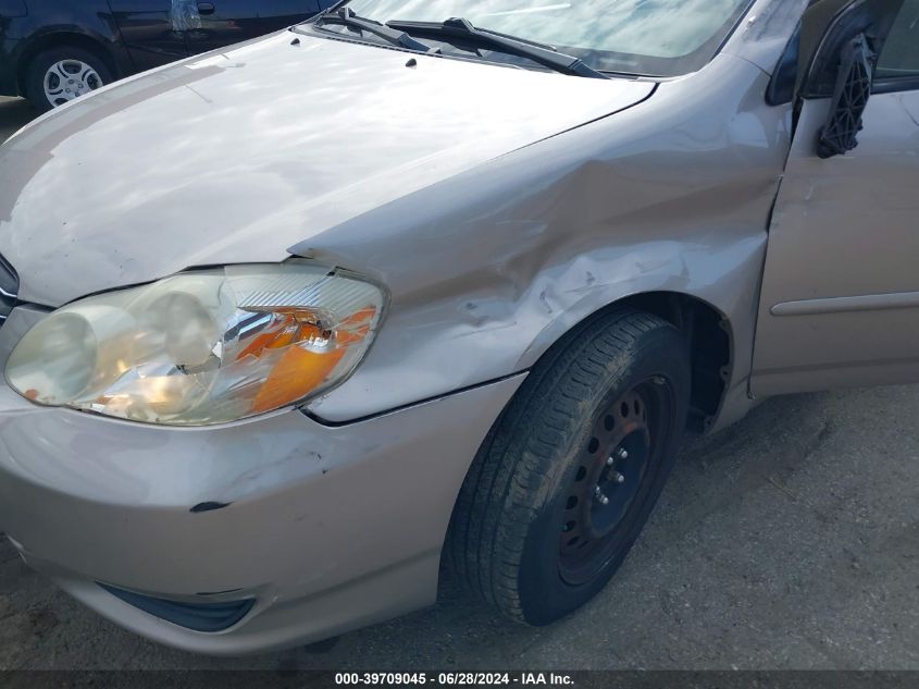 2003 Toyota Corolla Le VIN: 2T1BR32E73C097779 Lot: 39709045