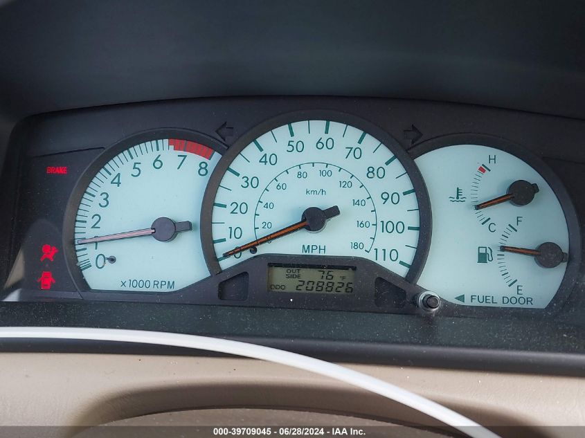 2003 Toyota Corolla Le VIN: 2T1BR32E73C097779 Lot: 39709045