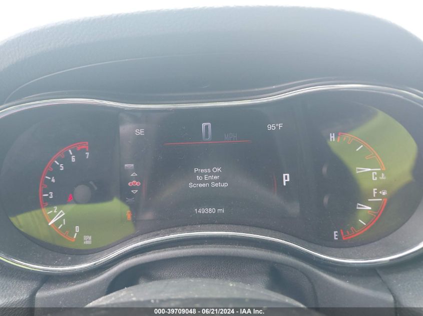 2016 Dodge Durango Sxt VIN: 1C4RDHAG8GC374547 Lot: 39709048