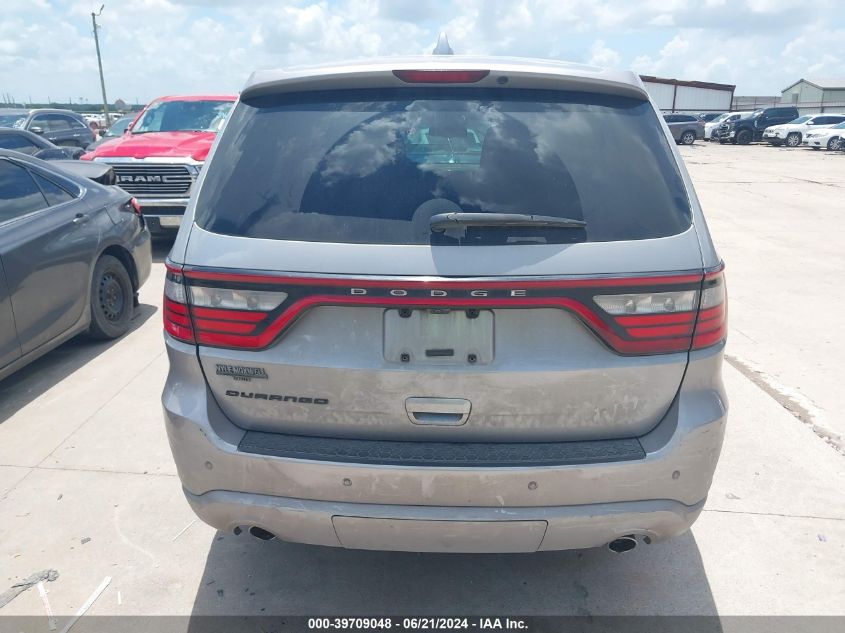 2016 Dodge Durango Sxt VIN: 1C4RDHAG8GC374547 Lot: 39709048