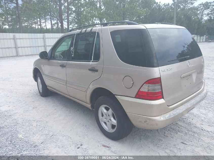 2001 Mercedes-Benz Ml 320 VIN: 4JGAB54E71A241157 Lot: 39709051