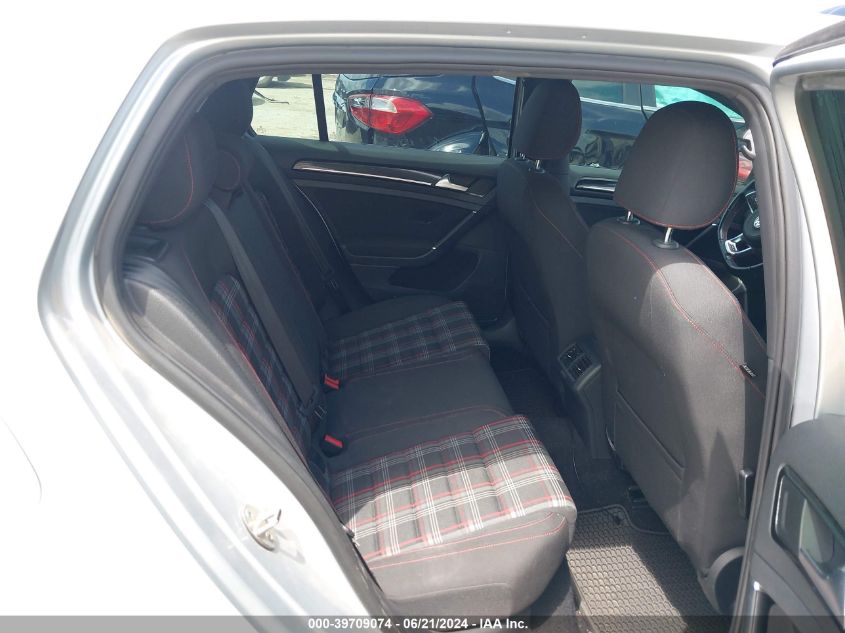 2017 Volkswagen Gti S VIN: 3VW4T7AU2HM063660 Lot: 39709074