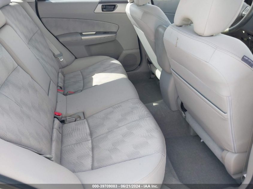 2009 Subaru Forester 2.5X VIN: JF2SH61619H740261 Lot: 39709083