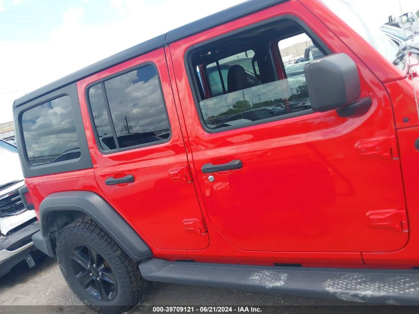 2020 Jeep Wrangler Unlimited Sport Altitude 4X4 VIN: 1C4HJXDN6LW143146 Lot: 39709121