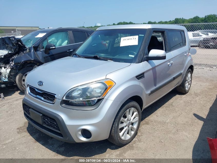 2012 Kia Soul + VIN: KNDJT2A67C7464294 Lot: 39709134