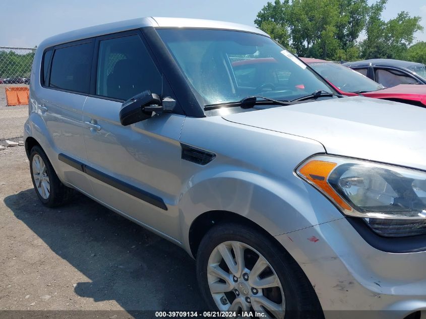 2012 Kia Soul + VIN: KNDJT2A67C7464294 Lot: 39709134