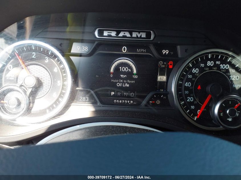 2022 Ram 1500 Laramie VIN: 1C6SRFJT0NN257753 Lot: 39709172