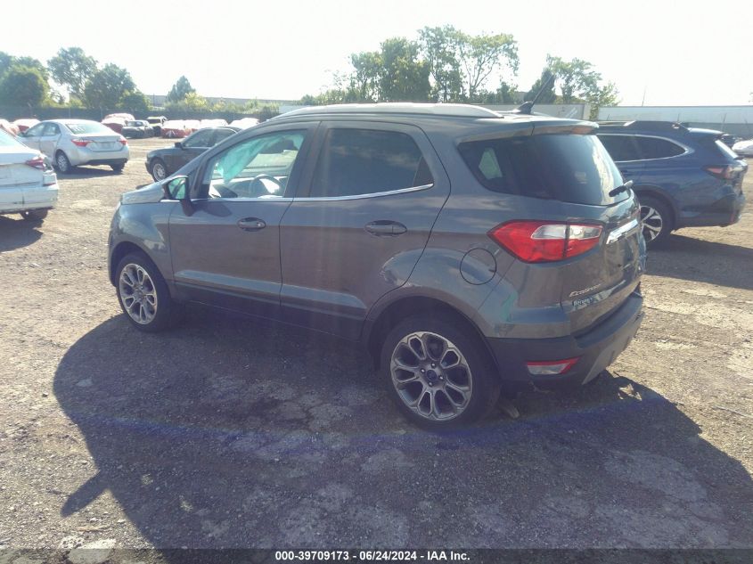 2018 Ford Ecosport Titanium VIN: MAJ6P1WLXJC206302 Lot: 39709173