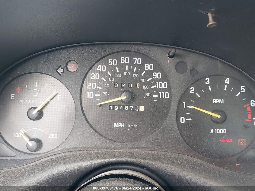 1999 Chevrolet Monte Carlo Ls VIN: 2G1WW12M2X9276879 Lot: 39709176