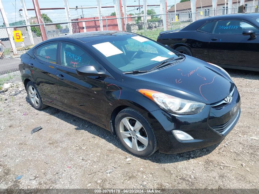 2012 Hyundai Elantra Gls (Ulsan Plant) VIN: KMHDH4AE6CU479660 Lot: 39709178