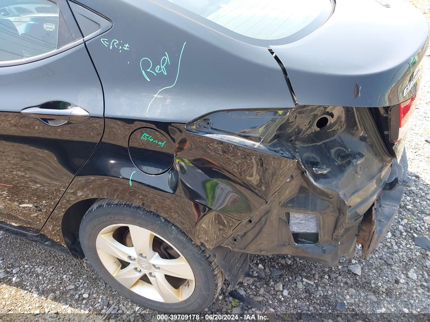 2012 Hyundai Elantra Gls (Ulsan Plant) VIN: KMHDH4AE6CU479660 Lot: 39709178