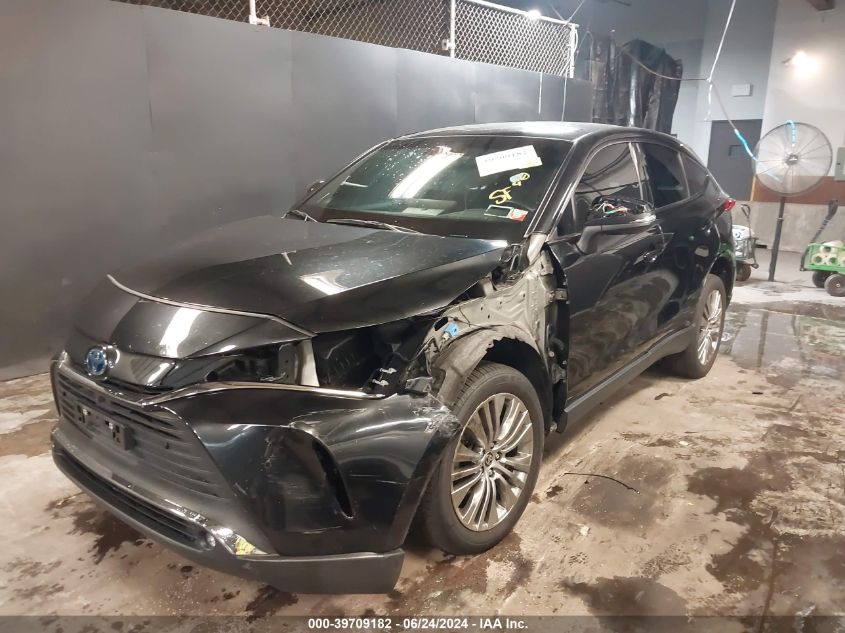 2022 Toyota Venza Limited VIN: JTEAAAAH0NJ100365 Lot: 39709182