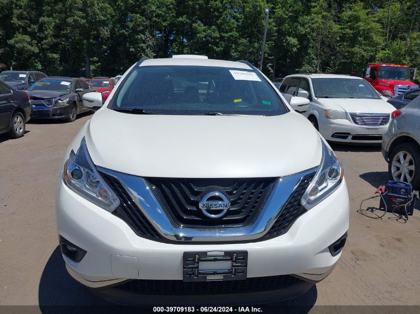 2015 Nissan Murano Sv VIN: 5N1AZ2MG7FN289172 Lot: 39709183