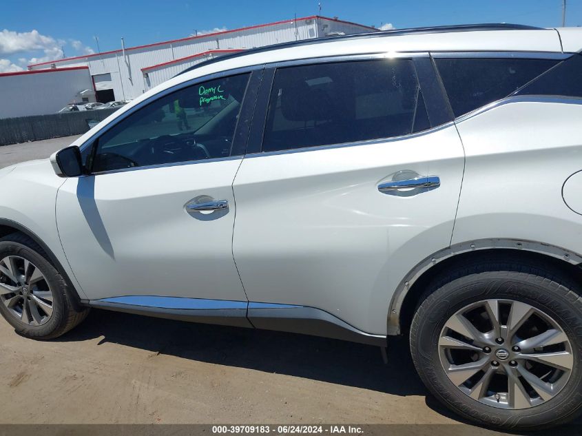 2015 Nissan Murano Sv VIN: 5N1AZ2MG7FN289172 Lot: 39709183