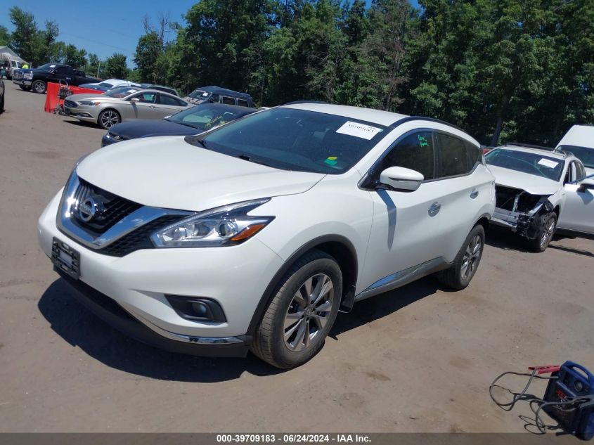 5N1AZ2MG7FN289172 2015 NISSAN MURANO - Image 2