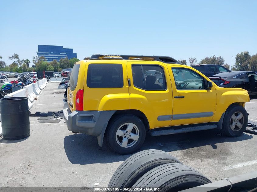 2005 Nissan Xterra Se VIN: 5N1AN08U85C637426 Lot: 39709185