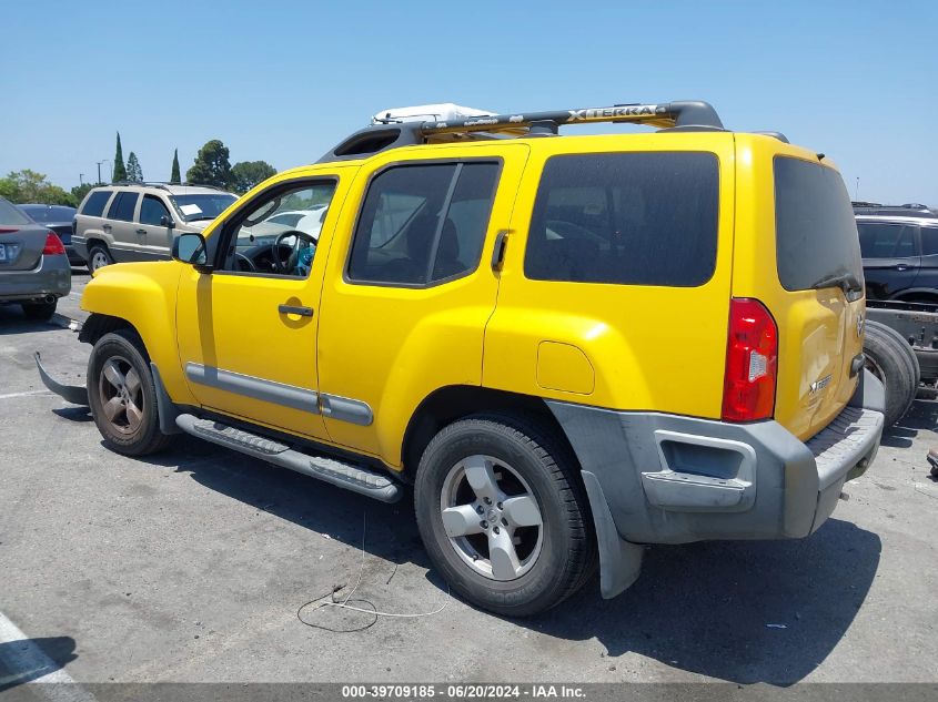 2005 Nissan Xterra Se VIN: 5N1AN08U85C637426 Lot: 39709185