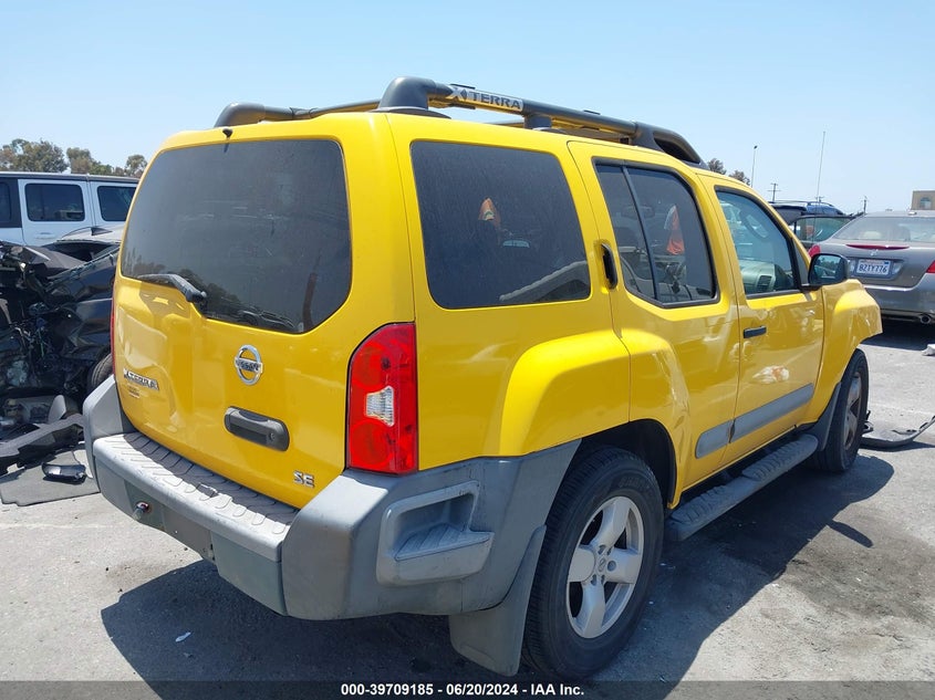 2005 Nissan Xterra Se VIN: 5N1AN08U85C637426 Lot: 39709185