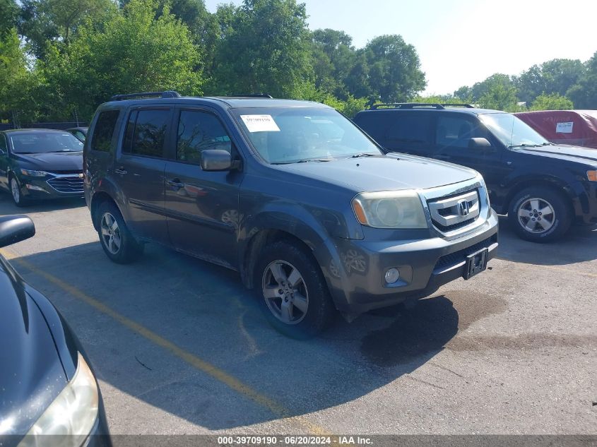 2010 Honda Pilot Ex-L VIN: 5FNYF4H56AB024878 Lot: 39709190