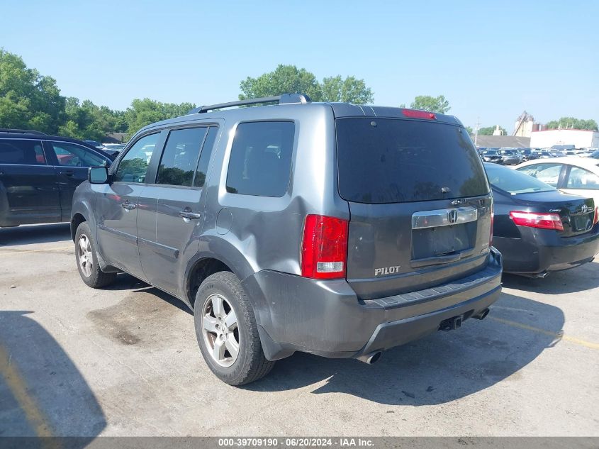 2010 Honda Pilot Ex-L VIN: 5FNYF4H56AB024878 Lot: 39709190