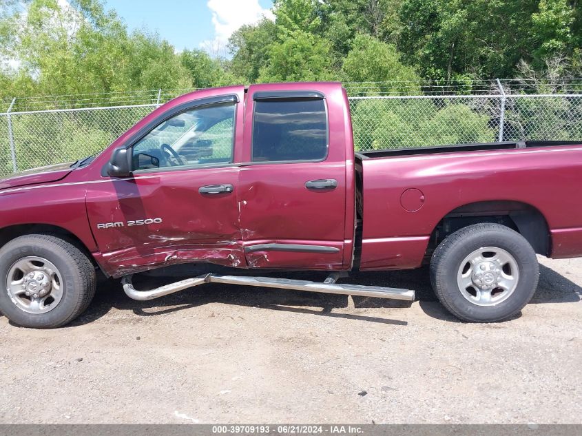 2003 Dodge Ram 2500 Slt/Laramie/St VIN: 3D7KA28673G745750 Lot: 39709193