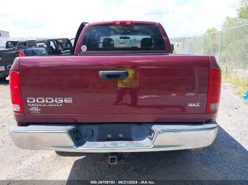 2003 Dodge Ram 2500 Slt/Laramie/St VIN: 3D7KA28673G745750 Lot: 39709193