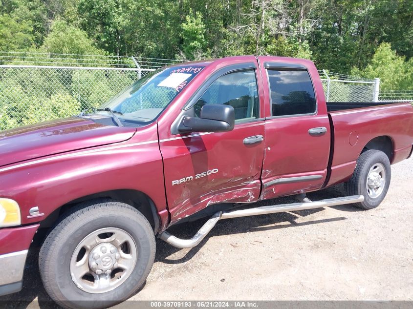 2003 Dodge Ram 2500 Slt/Laramie/St VIN: 3D7KA28673G745750 Lot: 39709193