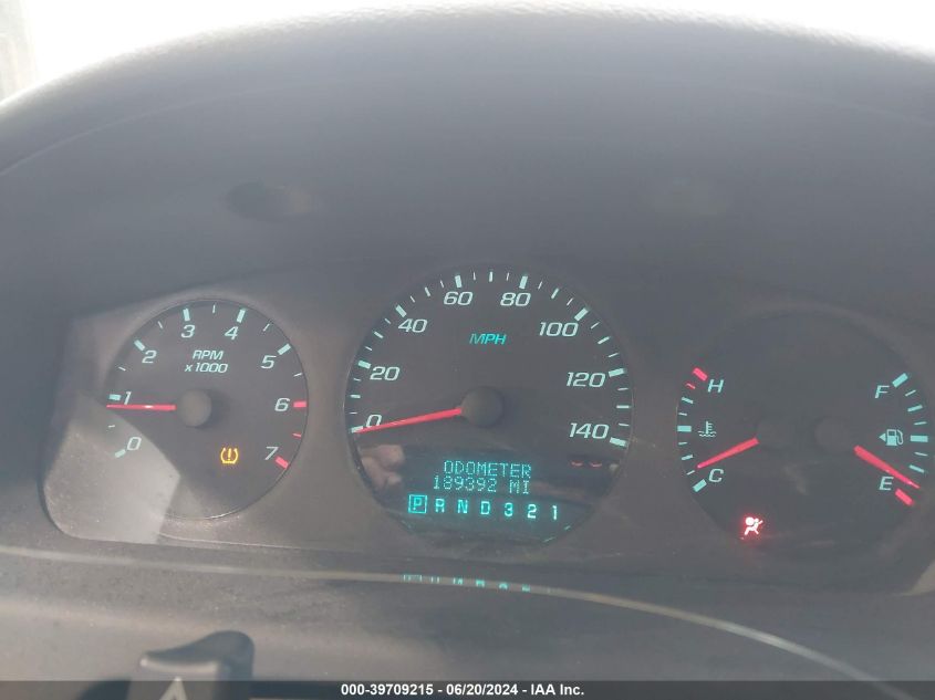 2009 Chevrolet Impala Ls VIN: 2G1WB57K591274104 Lot: 39709215