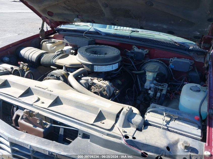 1993 Chevrolet Gmt-400 C2500 VIN: 1GCGC29N2PE167411 Lot: 39709234