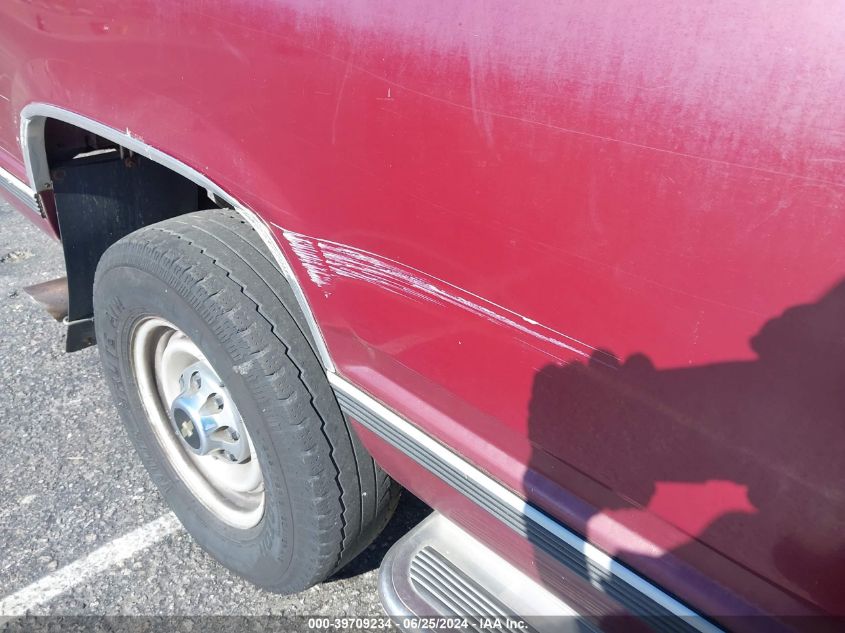 1993 Chevrolet Gmt-400 C2500 VIN: 1GCGC29N2PE167411 Lot: 39709234