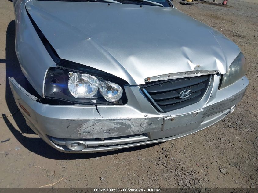 2005 Hyundai Elantra Gls/Gt VIN: KMHDN46D95U030727 Lot: 39709236