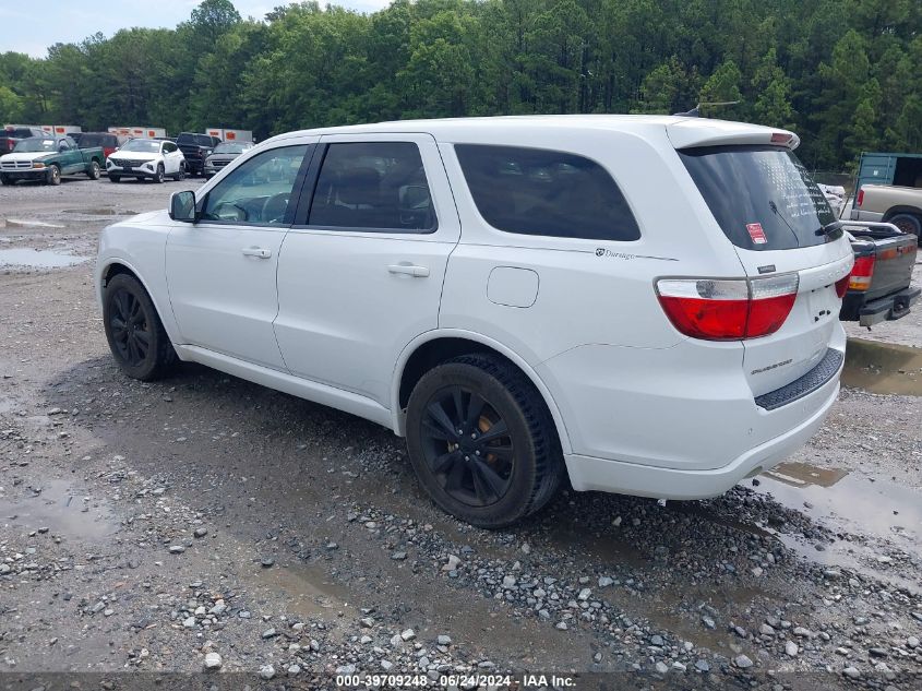 2013 Dodge Durango Sxt VIN: 1C4RDHAG5DC686224 Lot: 39709248