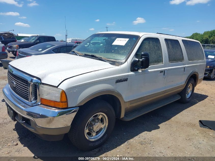 2000 Ford Excursion Limited VIN: 1FMNU42S9YED09332 Lot: 39709279